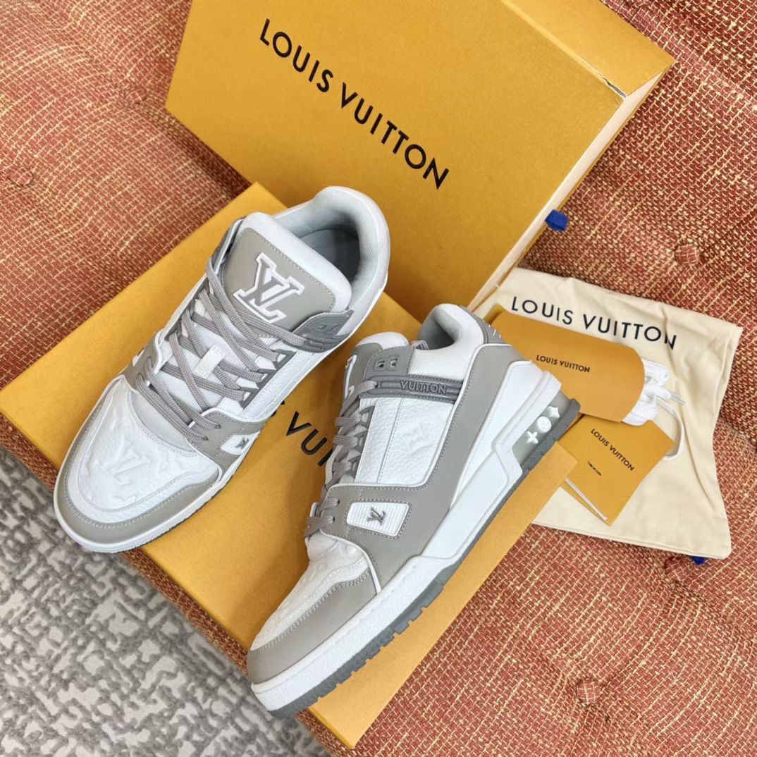 Kitlife Louis Vuitton Beverly Hills Trainers Sneaker White/Grey