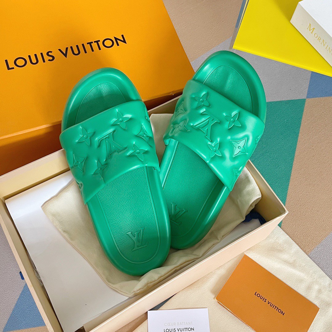 Louis Vuitton Waterfront Mule Green