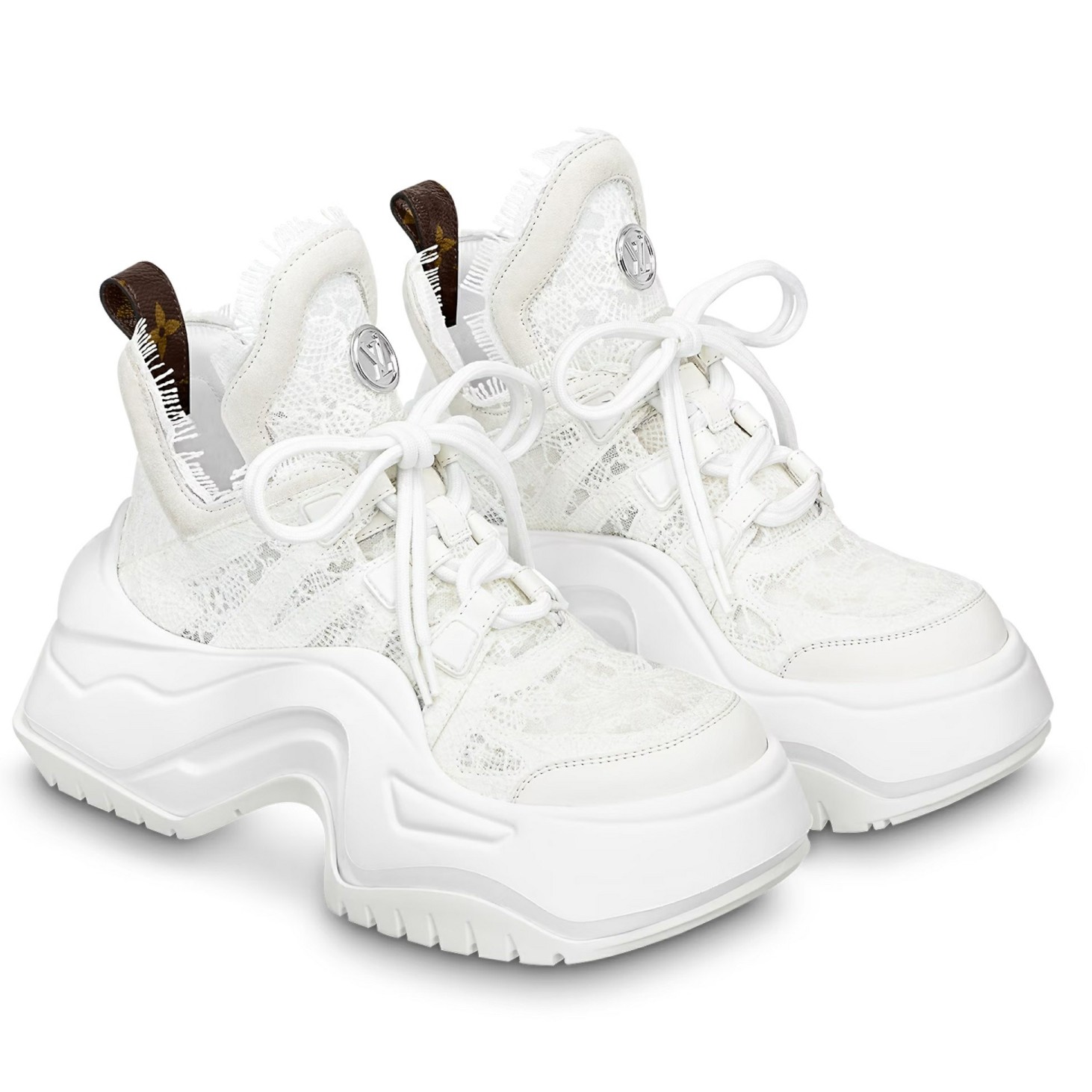 Louis Vuitton LV Archlight 2.0 Men's Platform Sneaker White. Size 08.0