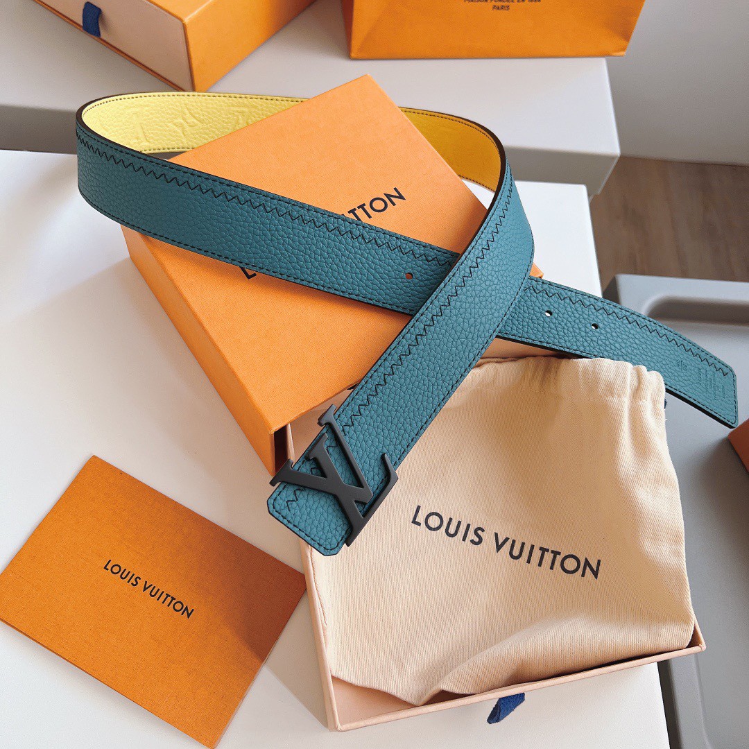 Shop Louis Vuitton MONOGRAM Lv Initials Colour Blocks 40Mm