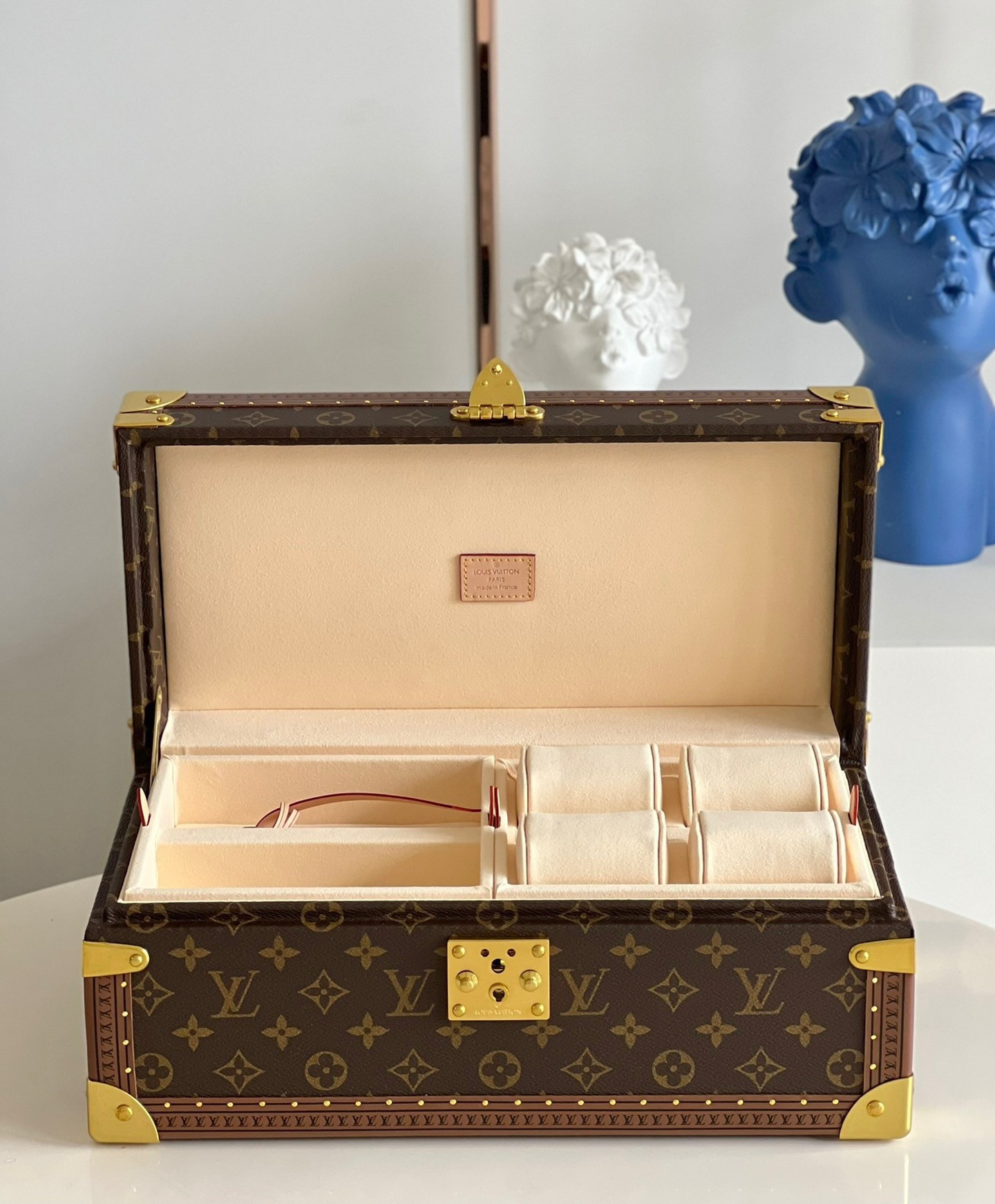 Louis Vuitton Coffret Tresor Jewelry Box Monogram Canvas Auction