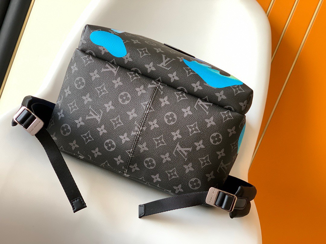 Louis Vuitton Virgil Abloh Taiga Monogram Eclipse Handbag Backpack