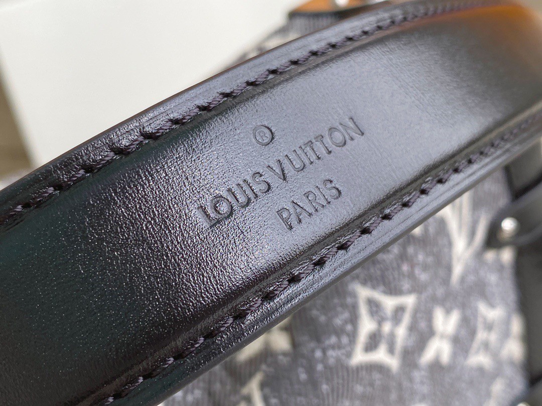 Replica Louis Vuitton SIDE TRUNK Monogram Jacquard Denim M21460