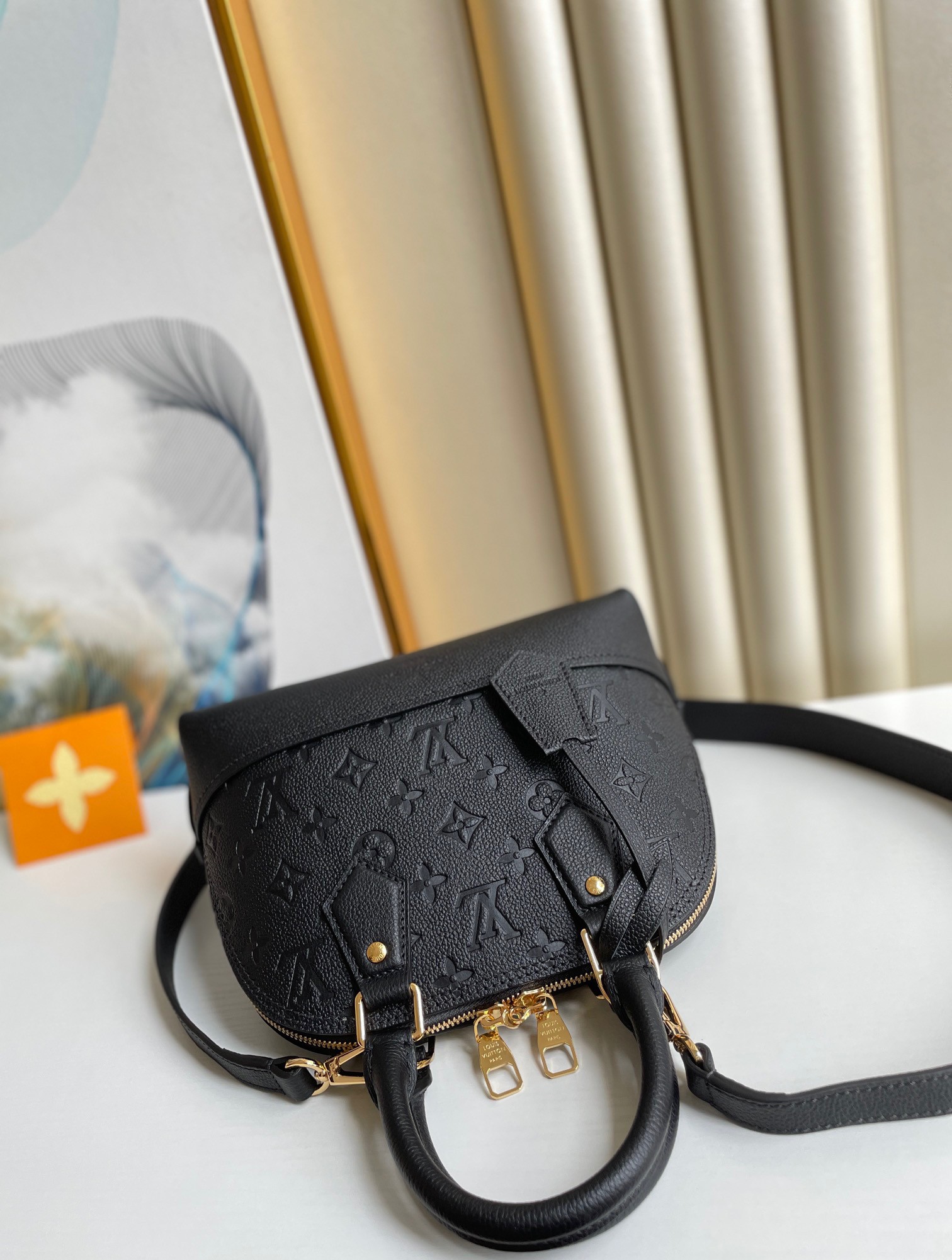 Neo Alma BB Monogram Empreinte Leather - Handbags