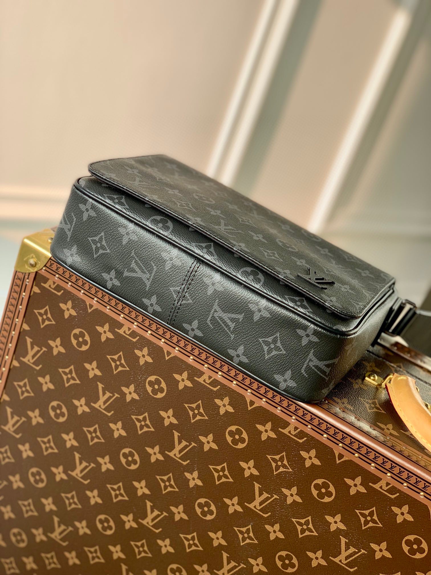 Louis Vuitton MONOGRAM Monogram Canvas Street Style Plain Leather (M46255)
