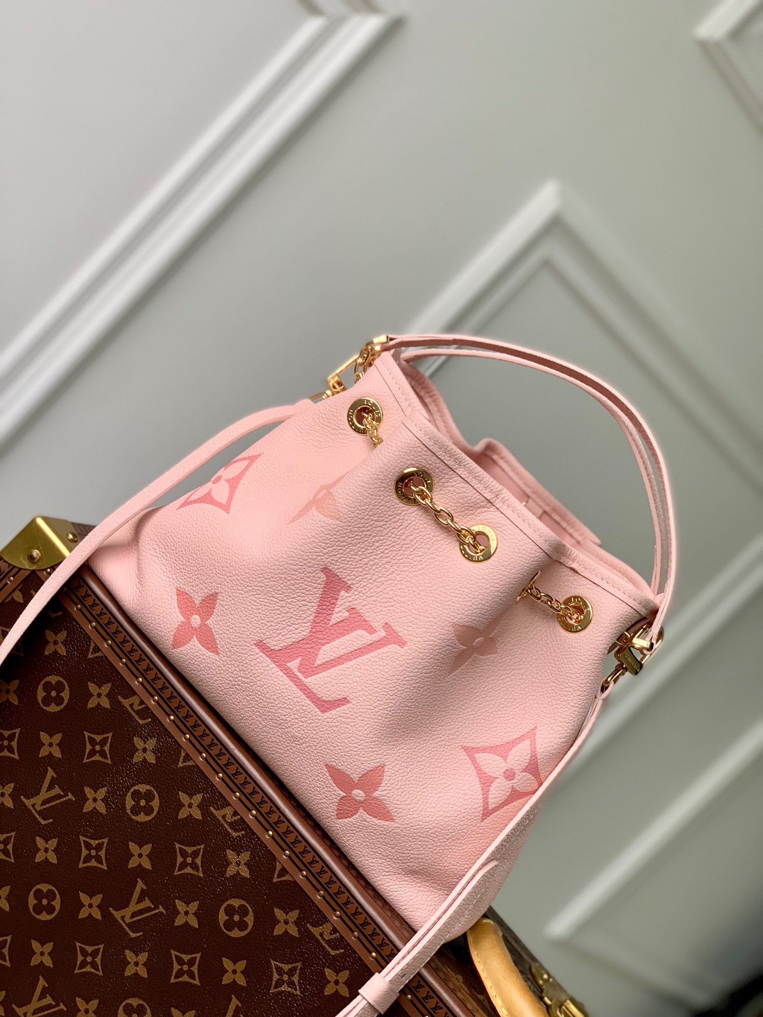 Louis Vuitton M46492 Summer Bundle 手袋單肩包粉色尺寸： 28x20x11.5cm - LuxuryGZ