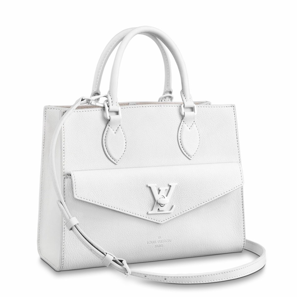 Louis Vuitton Grained Calfskin Lockme Day Bag M53730