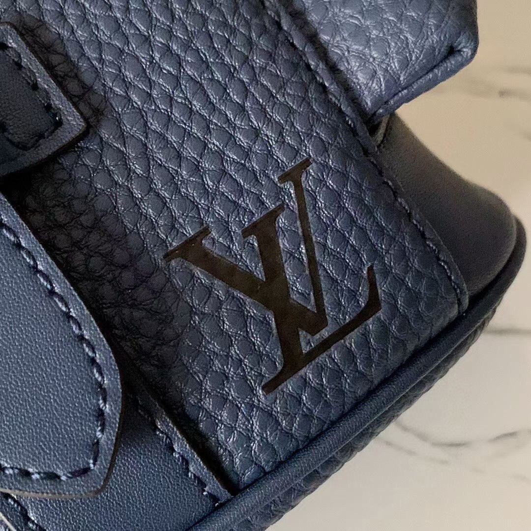 Louis Vuitton CHRISTOPHER XS Black/Blue/White - Luxuryeasy