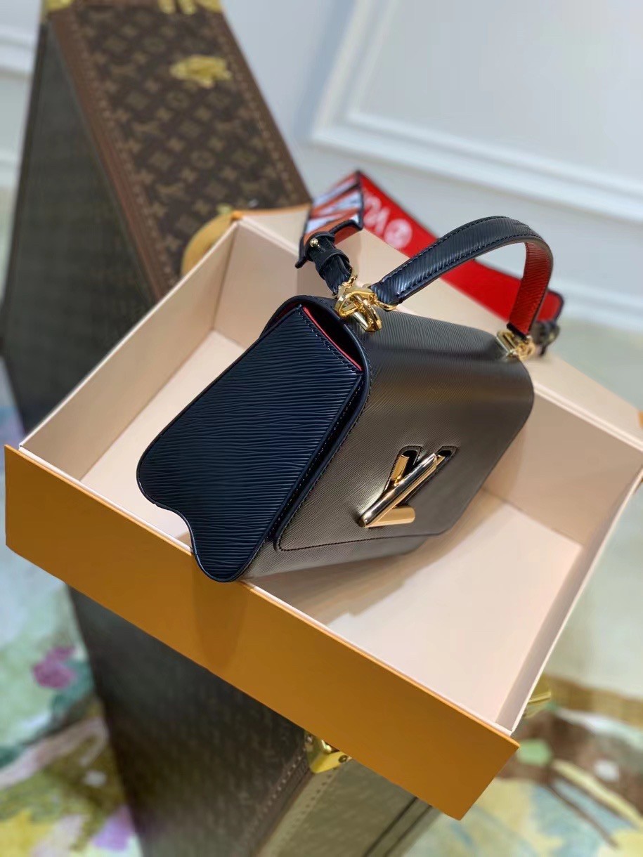 Replica Louis Vuitton Twist MM Bag with Karakoram Strap M59028