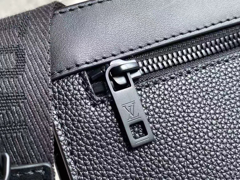 Louis Vuitton LV Aerogram Phone Pouch Crossbody Black M57089 Free Shipping