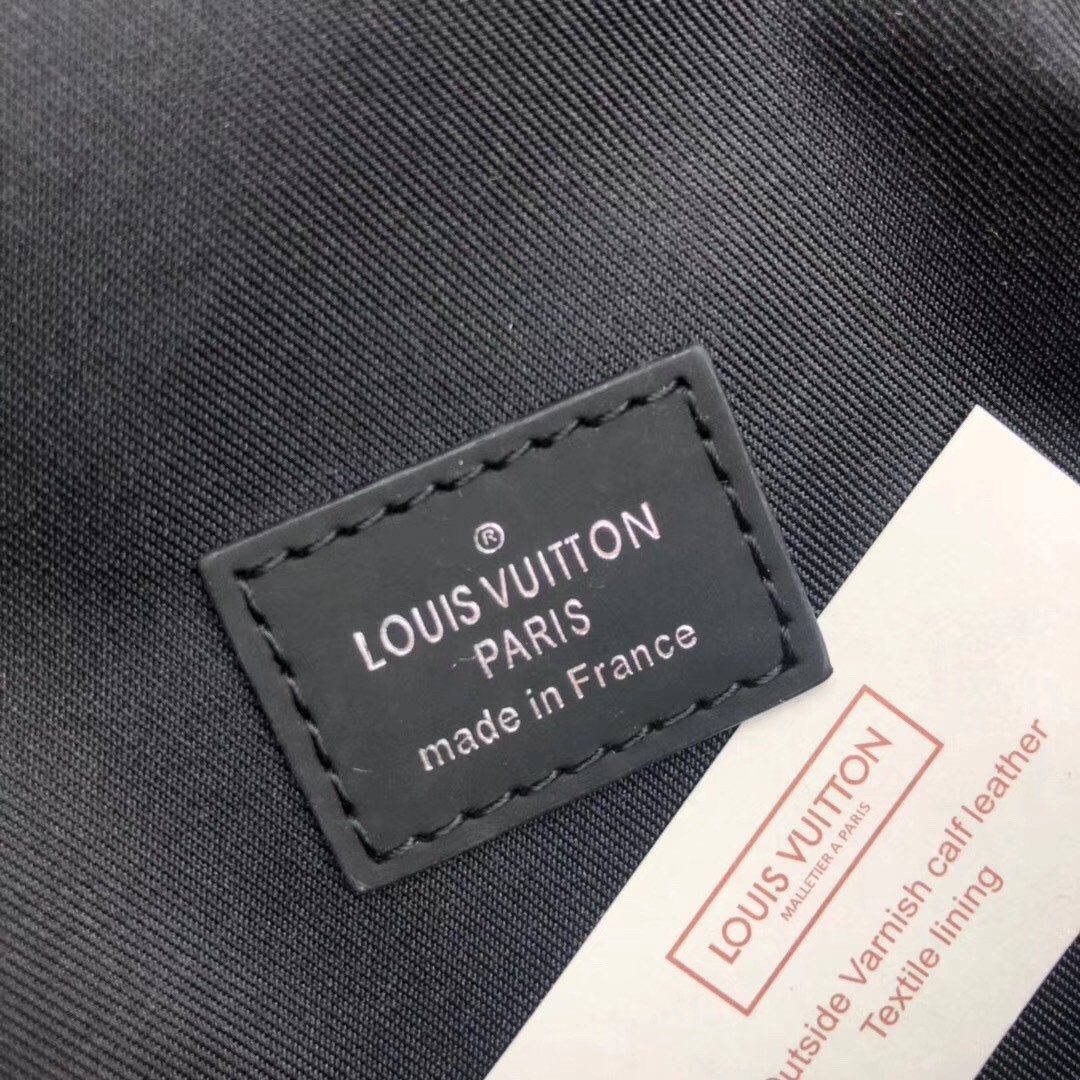 Replica Louis Vuitton Avenue Sling Bag In Maps Damier Graphite Canvas N40237