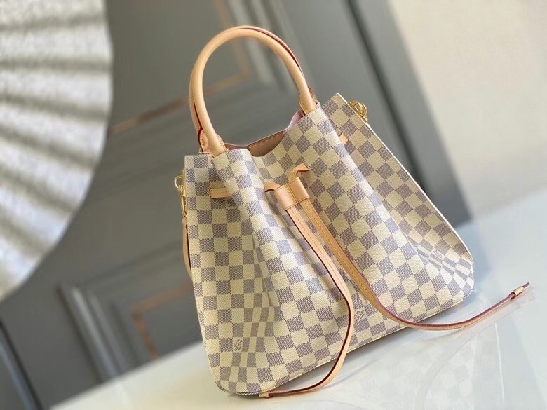 Replica Louis Vuitton Noe BB Bag In Damier Azur Canvas N41220