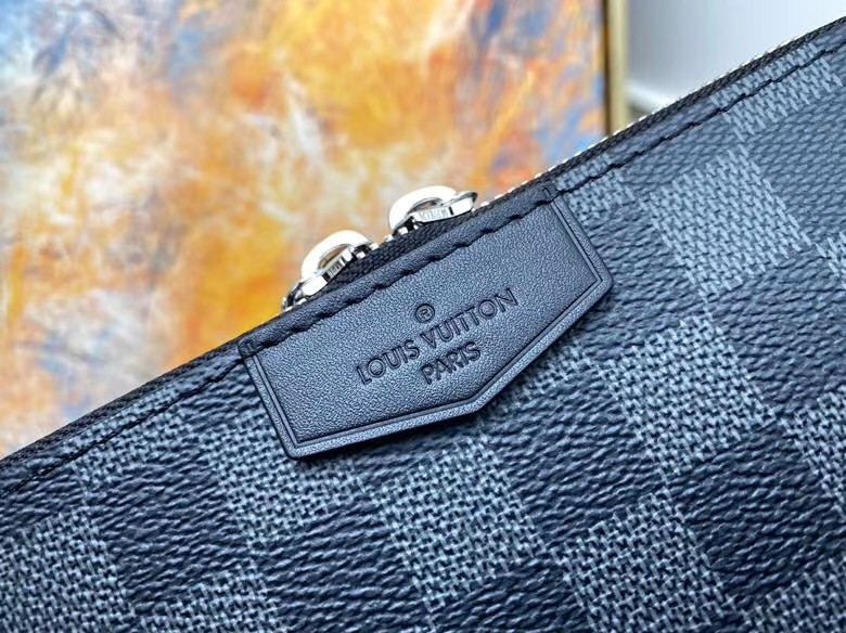 Louis Vuitton Monogram Eclipse Canvas Alpha Wearable Wallet Bag