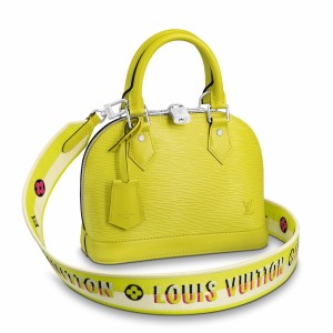 Louis Vuitton Epi Alma BB Bag With Jacquard Strap M57446