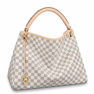 Replica Louis Vuitton NeoNoe MM With Braided Handle Damier Azur N40344  BLV048 for Sale