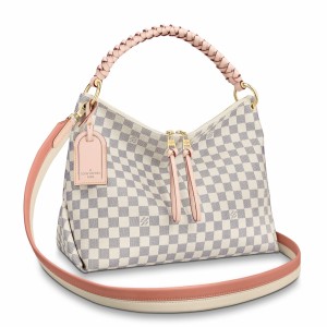 Louis Vuitton Artsy Mm Hand Bag Purse Damier Azur N41174 Ca4171
