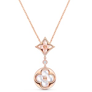 Color Blossom BB mother-of-pearl sautoir necklace  Louis vuitton jewelry,  Necklace, Van cleef and arpels jewelry