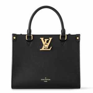 Louis Vuitton Lock & Go Bag in Black Leather M22311