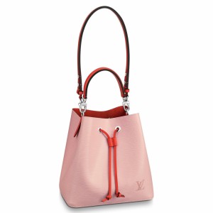 Louis Vuitton Neonoe MM Bag In Pink Epi Leather M54370