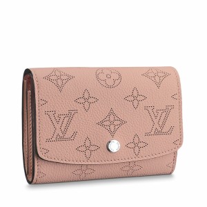 Louis Vuitton Iris Compact Wallet In Mahina Leather M62541