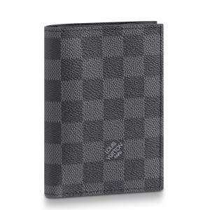 Authentic LOUIS VUITTON Damier Graphite Alpha Wearable Wallet N60418  Shoulder